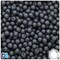 BeadTin Black Matte 6mm Round Plastic Craft Beads (500pcs)